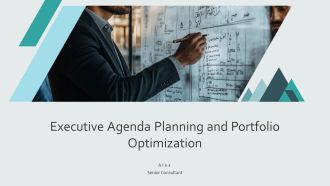 Executive Agenda Planning And Portfolio Optimization PPT Mockup AT