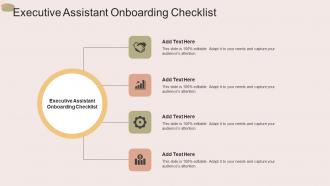 Executive Assistant Onboarding Checklist In Powerpoint And Google Slides Cpb