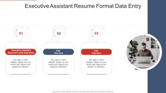 Executive Assistant Resume Format Data Entry In Powerpoint And Google Slides Cpb