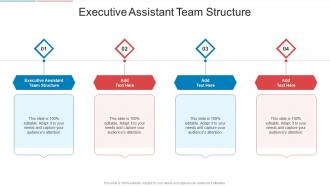 Executive Assistant Team Structure In Powerpoint And Google Slides Cpb