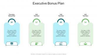 Executive Bonus Plan In Powerpoint And Google Slides Cpb