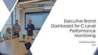 Executive Brand Dashboard For C Level Performance Monitoring PPT Example AT