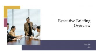 Executive Briefing Overview PPT Sample ACP