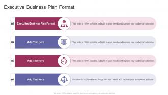 Executive Business Plan Format In Powerpoint And Google Slides Cpb