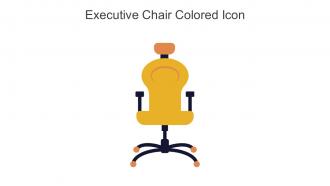 Executive Chair Colored Icon In Powerpoint Pptx Png And Editable Eps Format