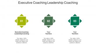 Executive coaching leadership coaching ppt powerpoint presentation model icons cpb