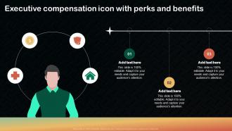 Executive Compensation Icon With Perks And Benefits