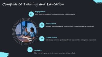 Executive Compliance Dashboard Overview PPT Presentation AT Editable Image