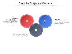 Executive corporate mentoring ppt powerpoint presentation summary master slide