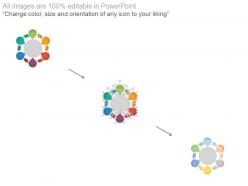 3447909 style circular hub-spoke 6 piece powerpoint presentation diagram infographic slide