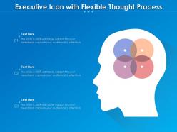 Executive icon with flexible thought process