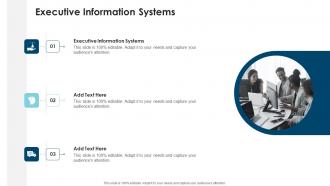 Executive Information Systems In Powerpoint And Google Slides Cpb