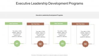 Executive Leadership Development Programs In Powerpoint And Google Slides Cpb