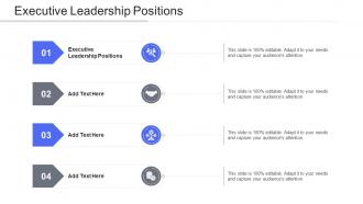 Executive Leadership Positions In Powerpoint And Google Slides Cpb