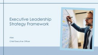 Executive Leadership Strategy Framework PPT Demonstration AT