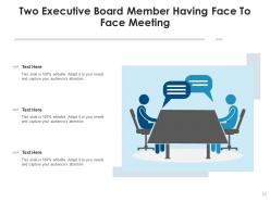 Executive Meeting Employees Taking Board Members Mobile Icon