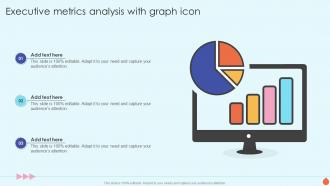 Executive Metrics Analysis With Graph Icon