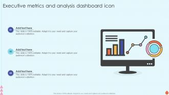 Executive Metrics And Analysis Dashboard Icon