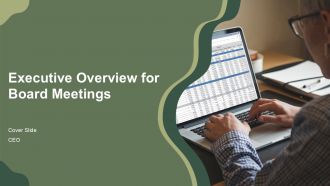Executive Overview For Board Meetings And Stakeholders PPT Sample AT
