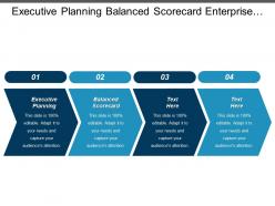 Executive planning balanced scorecard enterprise management capacity planning cpb