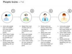 Executive postman manager and team ppt icons graphics