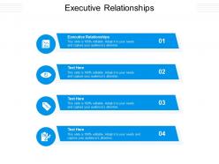 Executive relationships ppt powerpoint presentation layouts graphics cpb