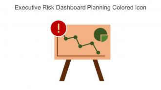 Executive Risk Dashboard Planning Colored Icon In Powerpoint Pptx Png And Editable Eps Format