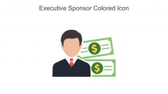 Executive Sponsor Colored Icon In Powerpoint Pptx Png And Editable Eps Format