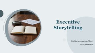 Executive Storytelling PPT Guidelines VA