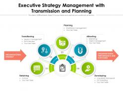 Executive strategy management with transmission and planning