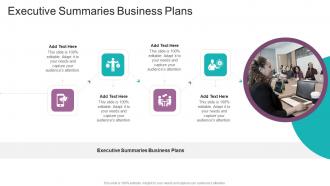 Executive Summaries Business Plans In Powerpoint And Google Slides Cpb