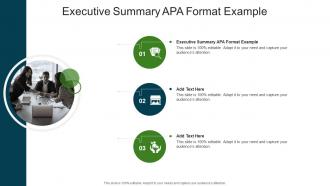 Executive Summary APA Format Example In Powerpoint And Google Slides Cpb