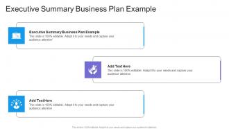 Executive Summary Business Plan Example In Powerpoint And Google Slides Cpb