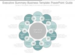 Executive summary business template powerpoint guide
