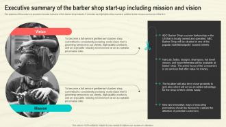 Executive Summary Of The Barber Shop Start Hair Salon Business Plan BP SS