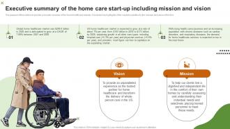 Executive Summary Of The Home Care Company Summary Of The Home Care Start Up