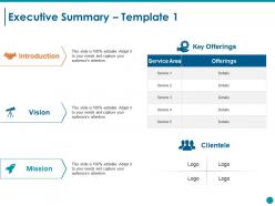 Executive Summary Ppt Styles File Formats