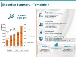 Executive summary ppt styles graphics pictures