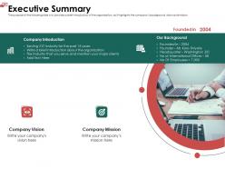 Executive summary serve ppt powerpoint presentation file example file