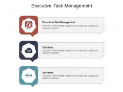 Executive task management ppt powerpoint presentation pictures gridlines cpb