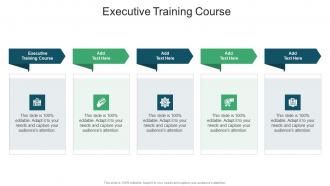 Executive Training Course In Powerpoint And Google Slides Cpb