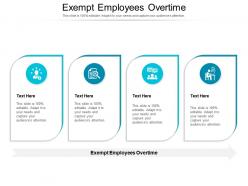 Exempt employees overtime ppt powerpoint presentation slides graphics example cpb