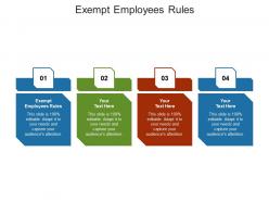 Exempt employees rules ppt powerpoint presentation gallery inspiration cpb