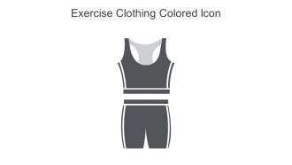 Exercise Clothing Colored Icon In Powerpoint Pptx Png And Editable Eps Format