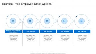 Exercise Price Employee Stock Options In Powerpoint And Google Slides Cpb