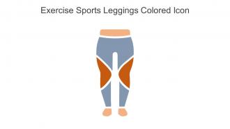 Exercise Sports Leggings Colored Icon In Powerpoint Pptx Png And Editable Eps Format