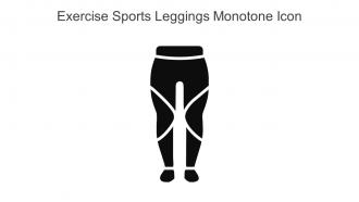Exercise Sports Leggings Monotone Icon In Powerpoint Pptx Png And Editable Eps Format