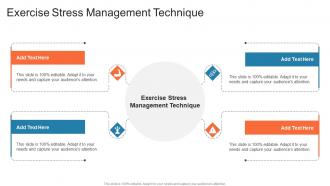 Exercise Stress Management Technique In Powerpoint And Google Slides Cpb