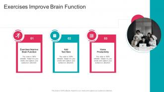 Exercises Improve Brain Function In Powerpoint And Google Slides Cpb
