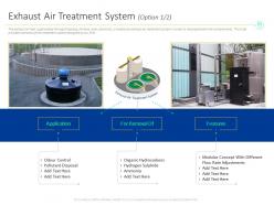Exhaust air treatment system option flow concept ppt powerpoint presentation file styles